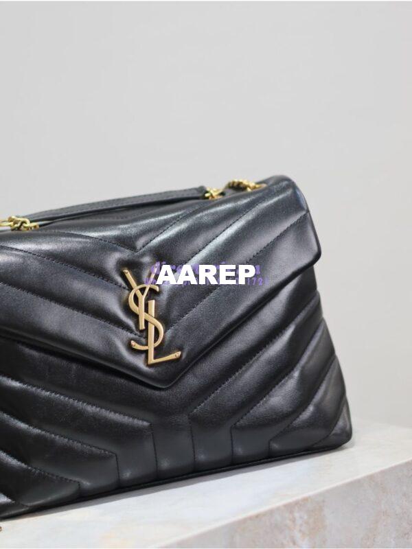 Replica Yves Saint Laurent YSL Loulou Small In Matelassé “Y” Leather Black 494699 8