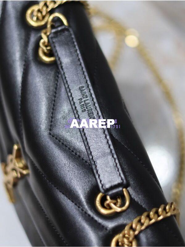 Replica Yves Saint Laurent YSL Loulou Small In Matelassé “Y” Leather Black 494699 12