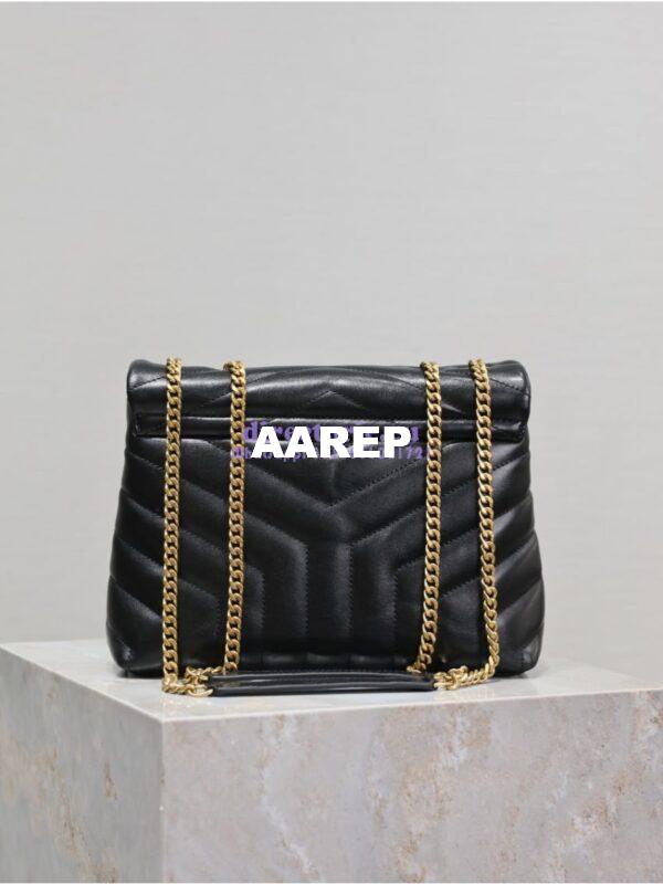 Replica Yves Saint Laurent YSL Loulou Small In Matelassé “Y” Leather Black 494699 13