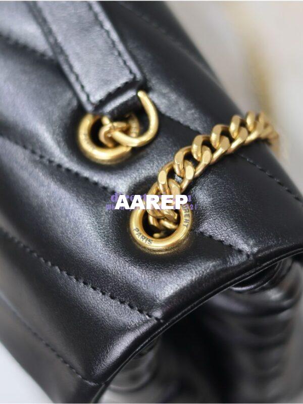 Replica Yves Saint Laurent YSL Loulou Small In Matelassé “Y” Leather Black 494699 14