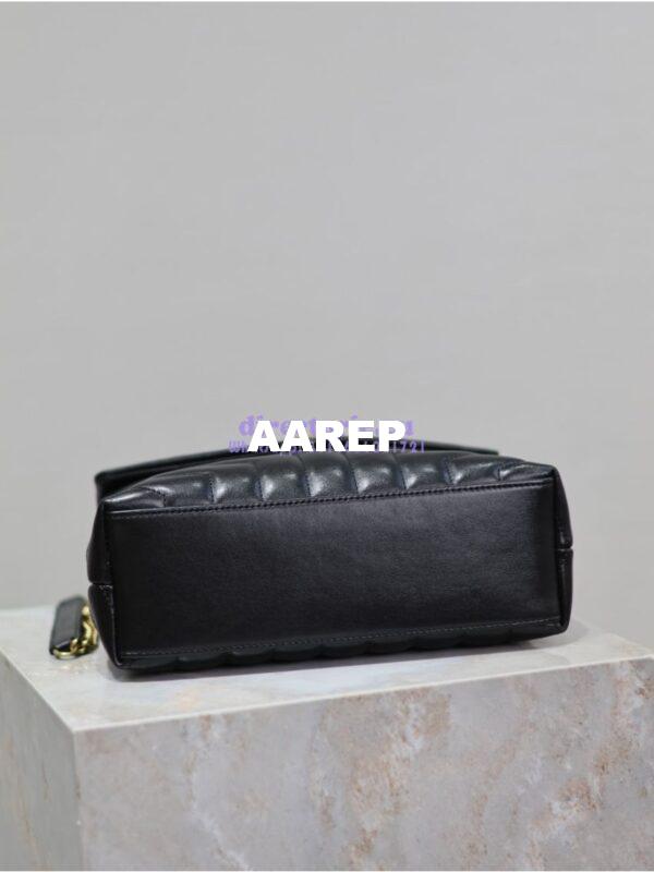Replica Yves Saint Laurent YSL Loulou Small In Matelassé “Y” Leather Black 494699 16