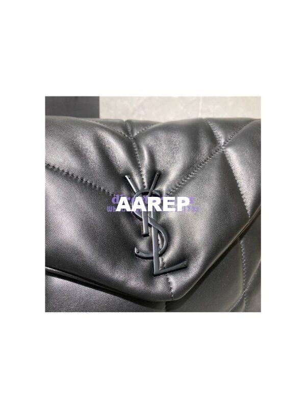 Replica Yves Saint Laurent YSL Loulou Puffer Medium Bag In Quilted Lambskin 5774751 All Black 3
