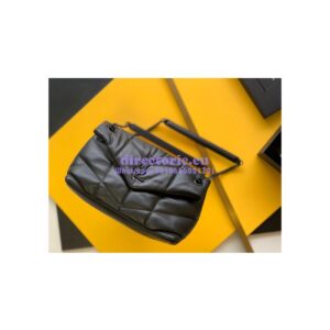 Replica Yves Saint Laurent YSL Loulou Puffer Small Bag In Quilted Lambskin 577476 All Black