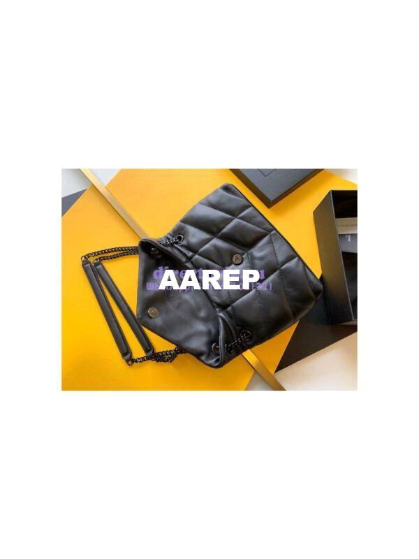 Replica Yves Saint Laurent YSL Loulou Puffer Small Bag In Quilted Lambskin 577476 All Black 3