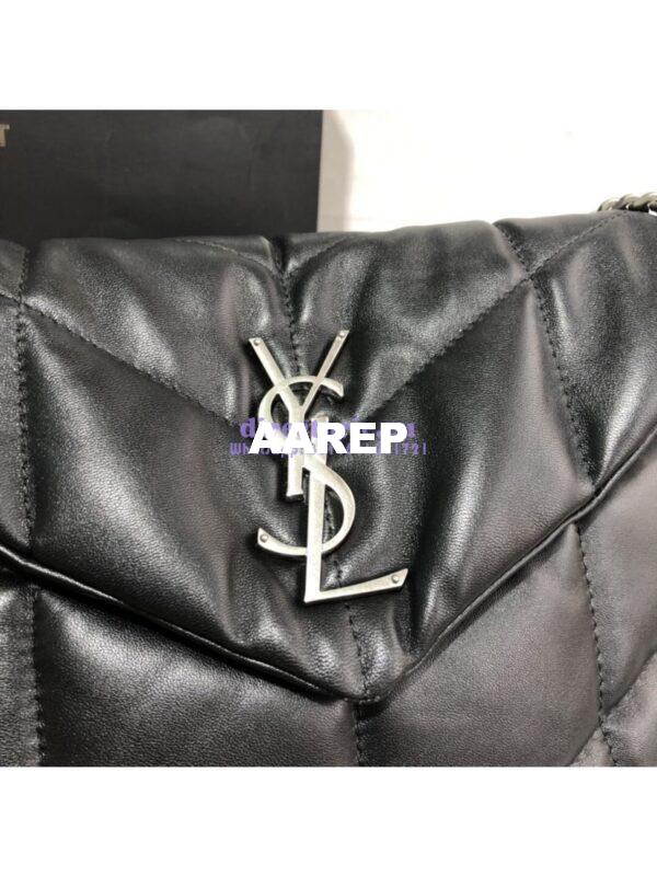 Replica Yves Saint Laurent YSL Loulou Puffer Small Bag In Quilted Lambskin 577476 Black 5