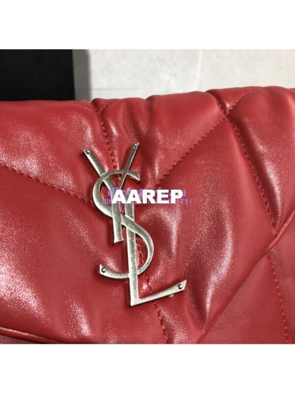 Replica Yves Saint Laurent YSL Loulou Puffer Small Bag In Quilted Lambskin 577476 Red 4