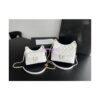 Replica Chanel 23K Small Vanity With Classic Chain in Grained Calfskin with Mirror AP1341 White