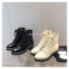 Replica Chanel Trainers Fabric & Suede Calfskin G38299 Grey & Pink 2