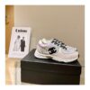 Replica Chanel Trainers Fabric & Suede Calfskin G38299 Brown Green