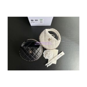 Replica Chanel Lambskin Pouch AP3095 Black