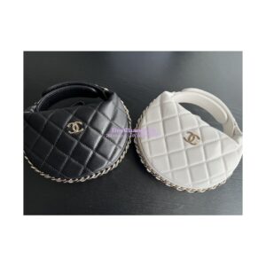 Replica Chanel Lambskin Pouch AP3095 Black 2