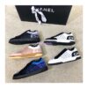 Replica Chanel Trainer Fabric & Suede Calfskin G38290 Beige 2