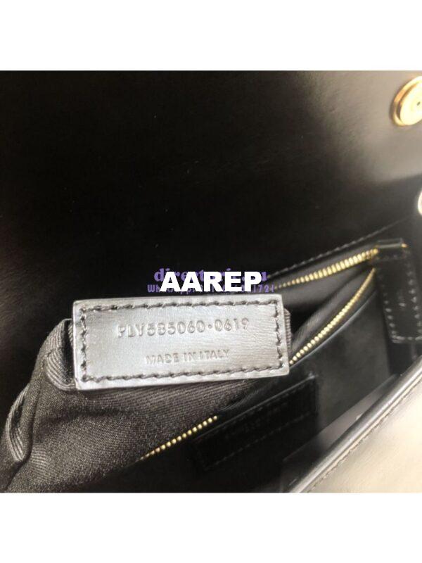 Replica Yves Saint Laurent YSL Carre Satchel In Smooth Leather 585060 Black 11