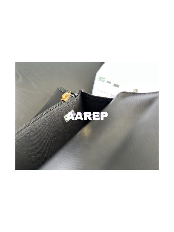 Replica Chanel Wallet On Chain Grained Calfskin AP3021 Black 8