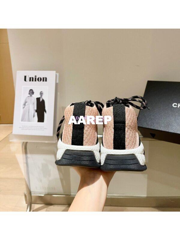 Replica Chanel Trainer Fabric & Suede Calfskin G38292 Beige 8