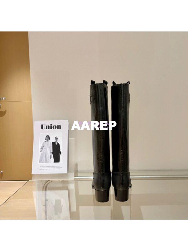Replica Chanel High Boots G37985 in Calfskin Black 8