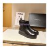 Replica Chanel High Boots G37985 in Calfskin Black