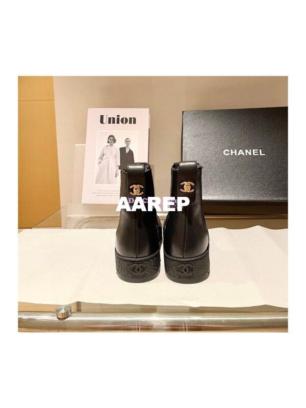 Replica Chanel Ankle Boots G37927 in Calfskin Black 8