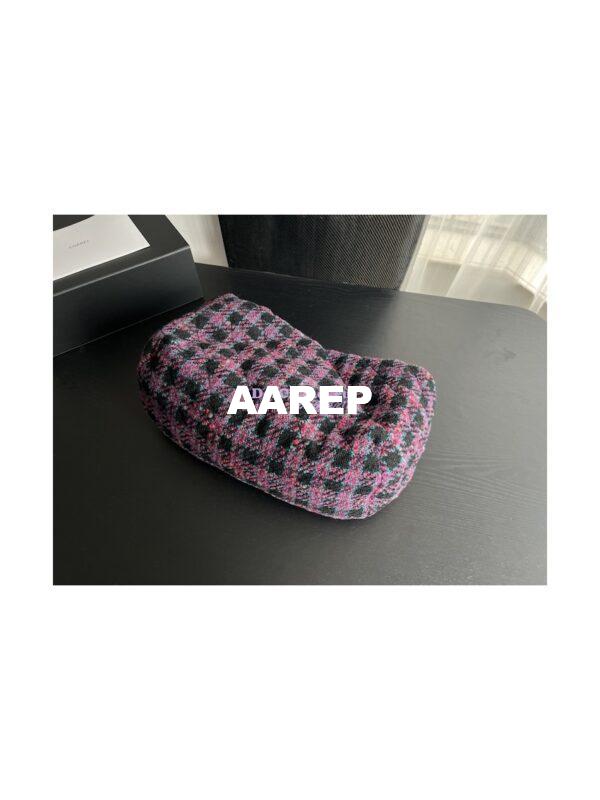 Replica Chanel Maxi Hobo Bag Wool Tweed AS3632 AS3564 Black, Purple, Green & Red 10