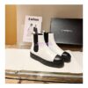Replica Chanel Ankle Boots G37927 in Calfskin Black