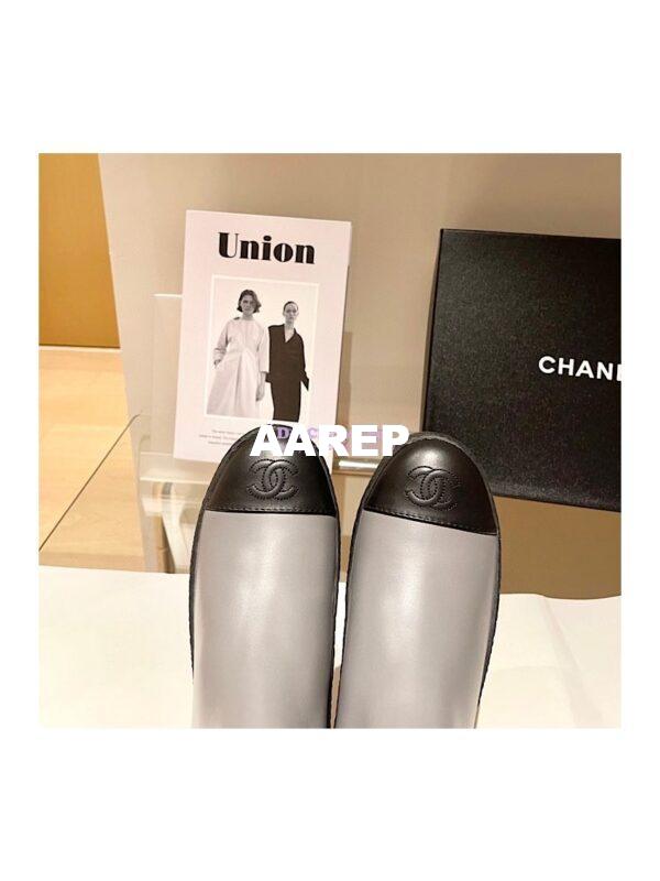 Replica Chanel Ankle Boots G37927 in Calfskin Grey 9