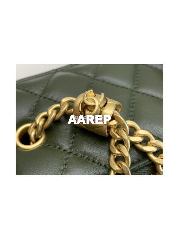 Replica Chanel 22K Vanity Bag Lambskin AP3044 Khaki 6