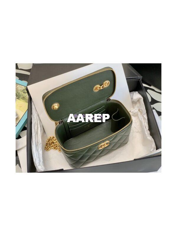 Replica Chanel 22K Vanity Bag Lambskin AP3044 Khaki 7