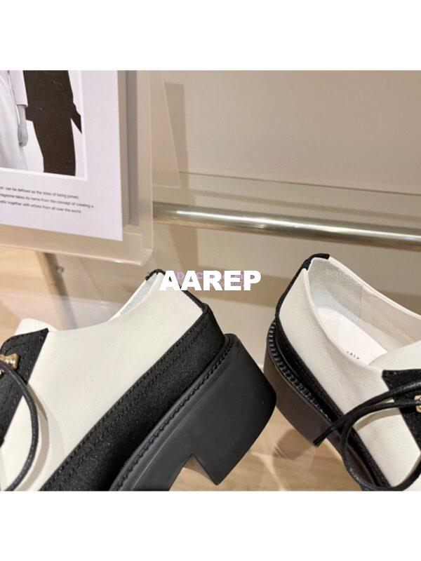 Replica Chanel Lace Up G38081 White Black 10