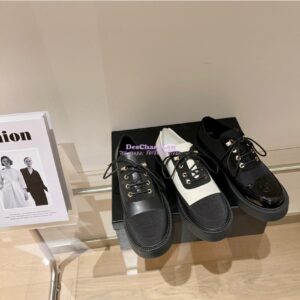 Replica Chanel Lace Up G38081 Black
