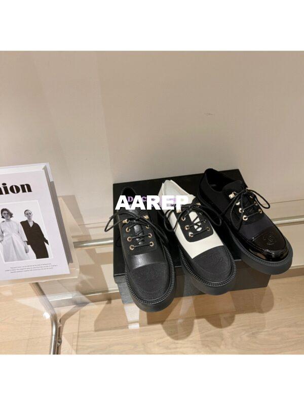 Replica Chanel Lace Up G38081 Black 3