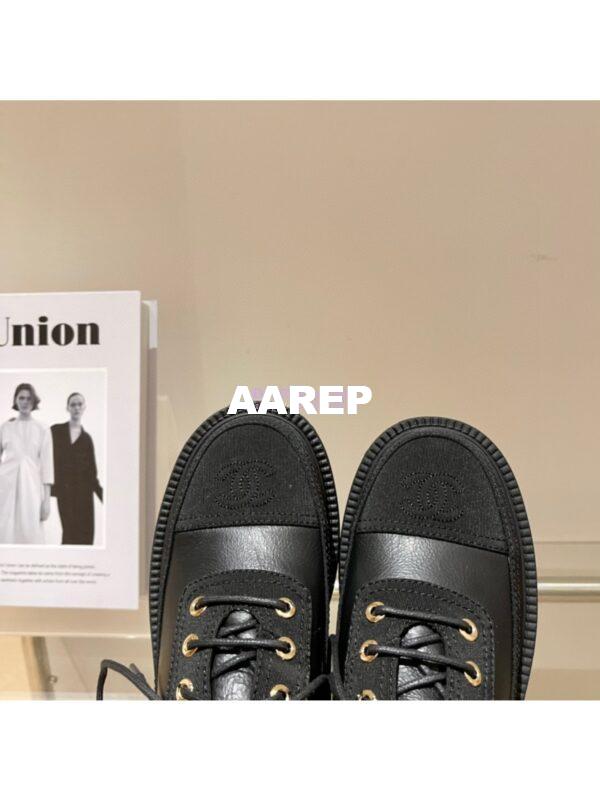 Replica Chanel Lace Up G38081 Black 8