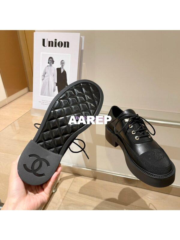 Replica Chanel Lace Up G38081 Black 11