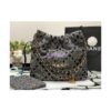 Replica Chanel Small Flap Bag With Top Handle Cotton & Wool Tweed AS3652 Ecru, grey, beige and black 2