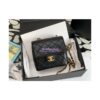 Replica Chanel Small Flap Bag With Top Handle Cotton & Wool Tweed AS3652 Ecru, grey, beige and black