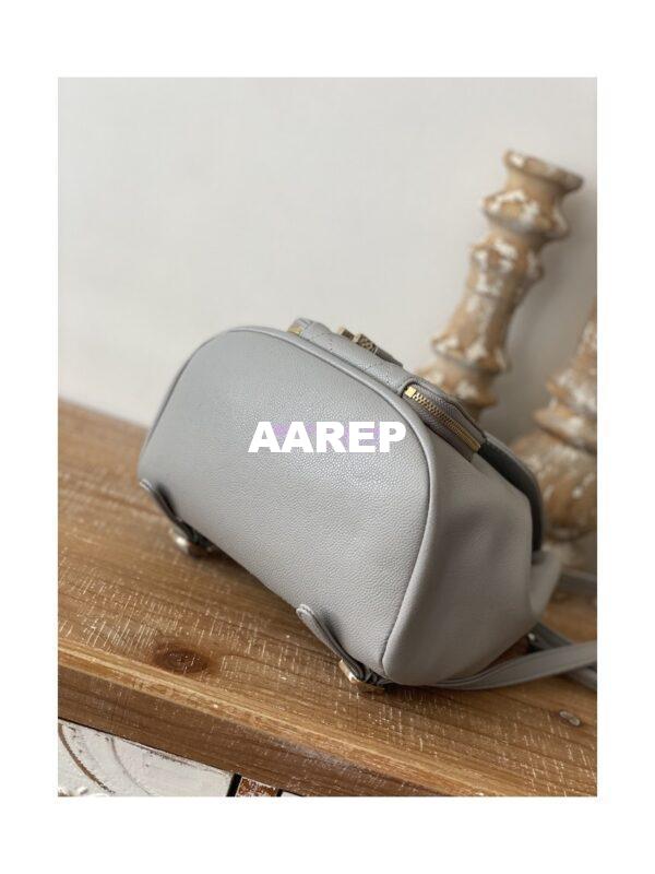 Replica Chanel Mini Business Affinity Backpack AS3530 Grey 9