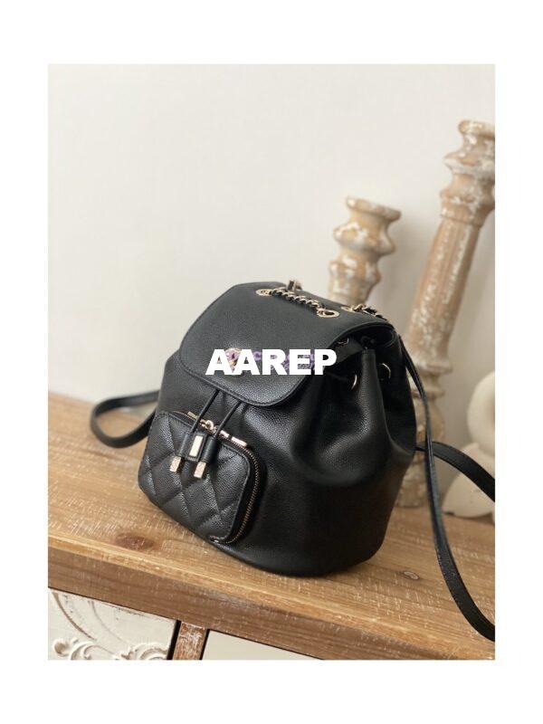 Replica Chanel Mini Business Affinity Backpack AS3530 Black 4