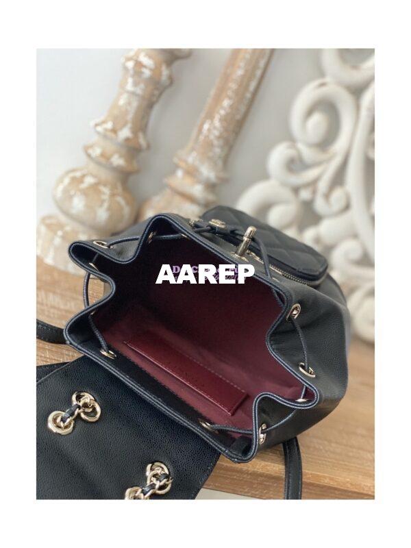 Replica Chanel Mini Business Affinity Backpack AS3530 Black 8