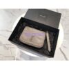 Replica YSL Saint Laurent Kate Chain Wallet With Tassel In Laminated Leather 452159 Brown Metallic