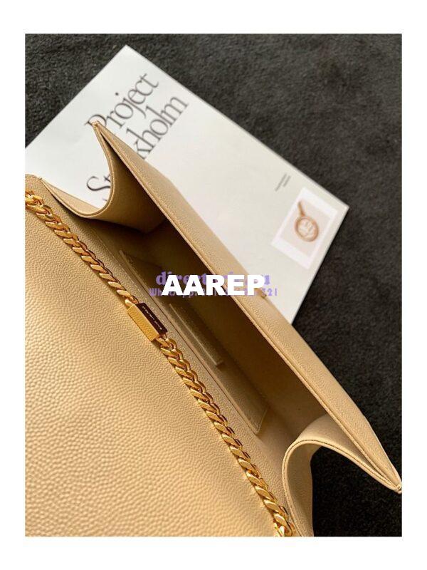 Replica YSL Saint Laurent Classic Medium Kate In Grained De Poudre Textured Leather Beige 10