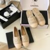 Replica Chanel Tweed and Lambskin White Pink Espadrilles Sandals G37482