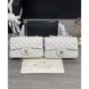 Replica Chanel Vanity With Chain in Lambskin Top Handle AP2846 Dark Pink