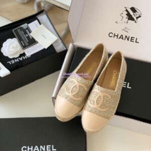 Replica Chanel Tweed Nude Espadrilles G29762