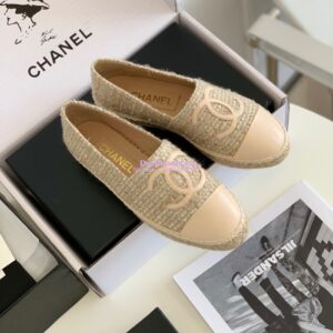 Replica Chanel Tweed Nude Espadrilles G29762 2