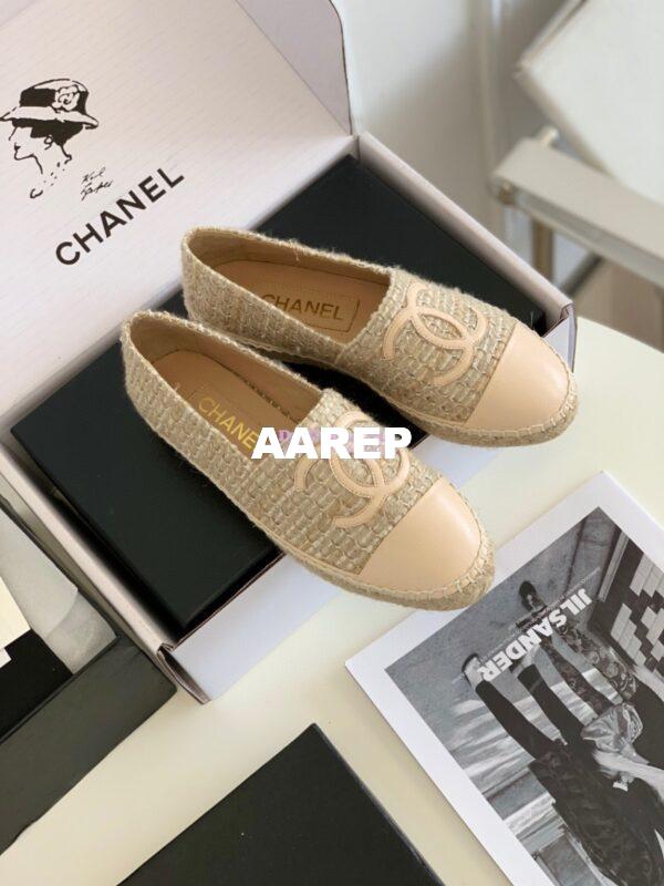 Replica Chanel Tweed Nude Espadrilles G29762 4