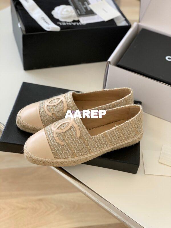 Replica Chanel Tweed Nude Espadrilles G29762 8