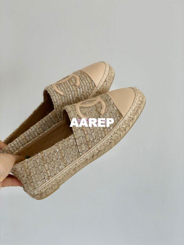 Replica Chanel Tweed Nude Espadrilles G29762 9