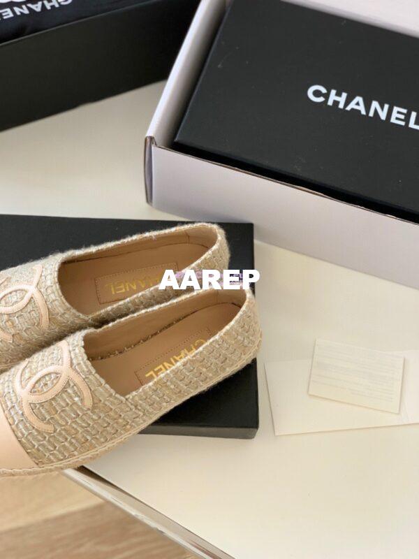 Replica Chanel Tweed Nude Espadrilles G29762 10