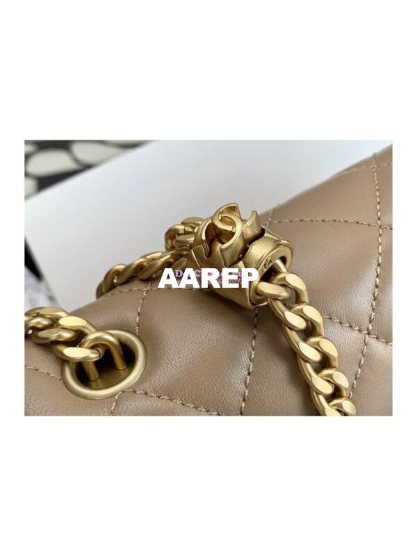 Replica Chanel Flap Bag Lambskin AS3609 Beige 3