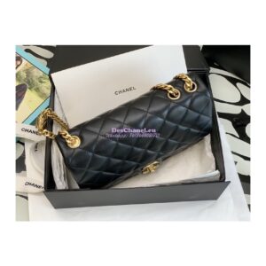 Replica Chanel Flap Bag Lambskin AS3609 Black 2