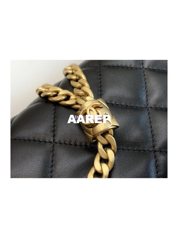 Replica Chanel Flap Bag Lambskin AS3609 Black 3